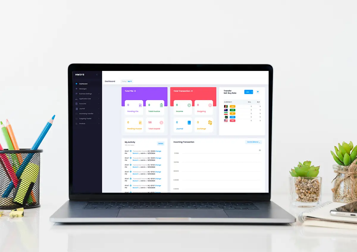 Hawala Management System by Cypherboom
